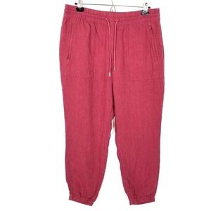Athleta Retreat Red Linen pants